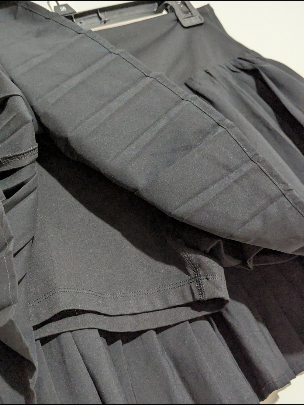 all in motion Black Pleated Skater Skirt - Picture 7 of 8